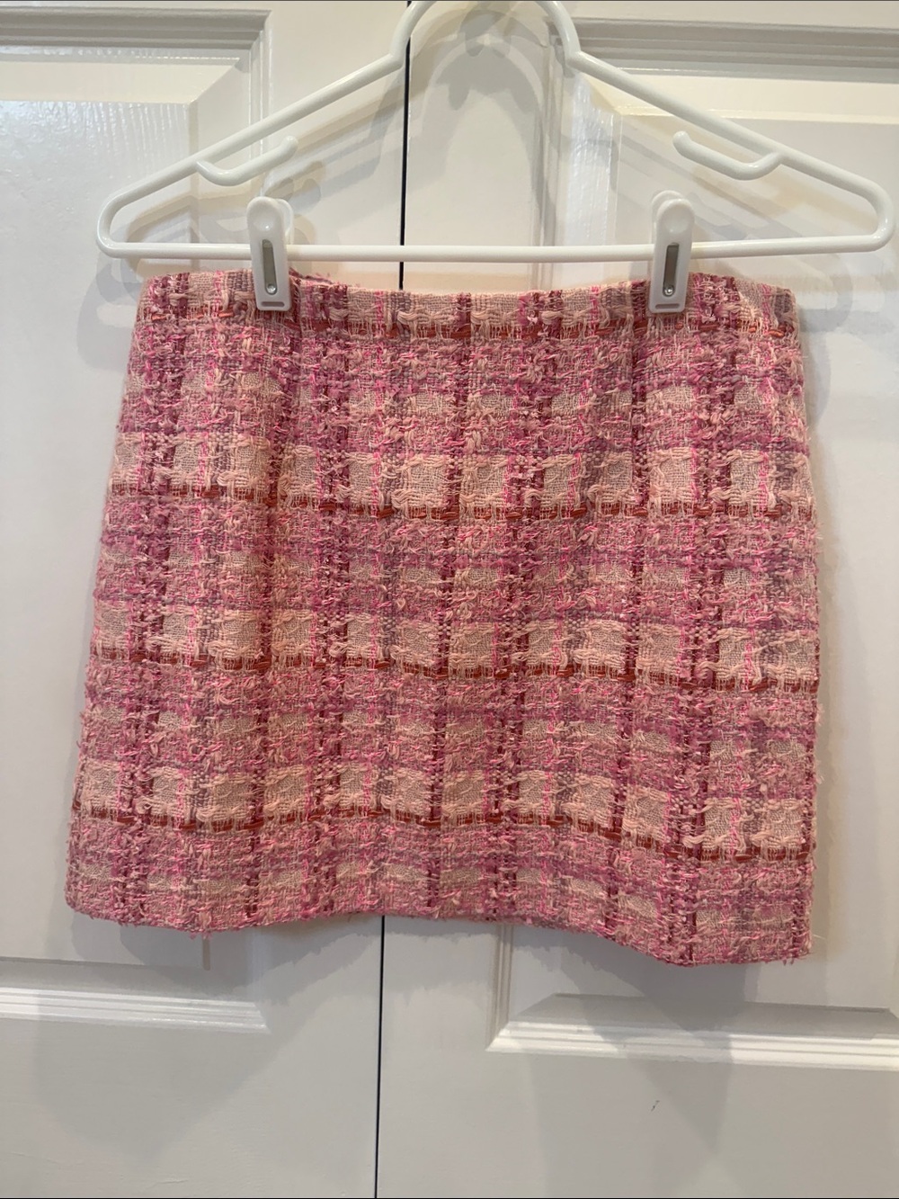 Bardot Pink Tweed Skirt